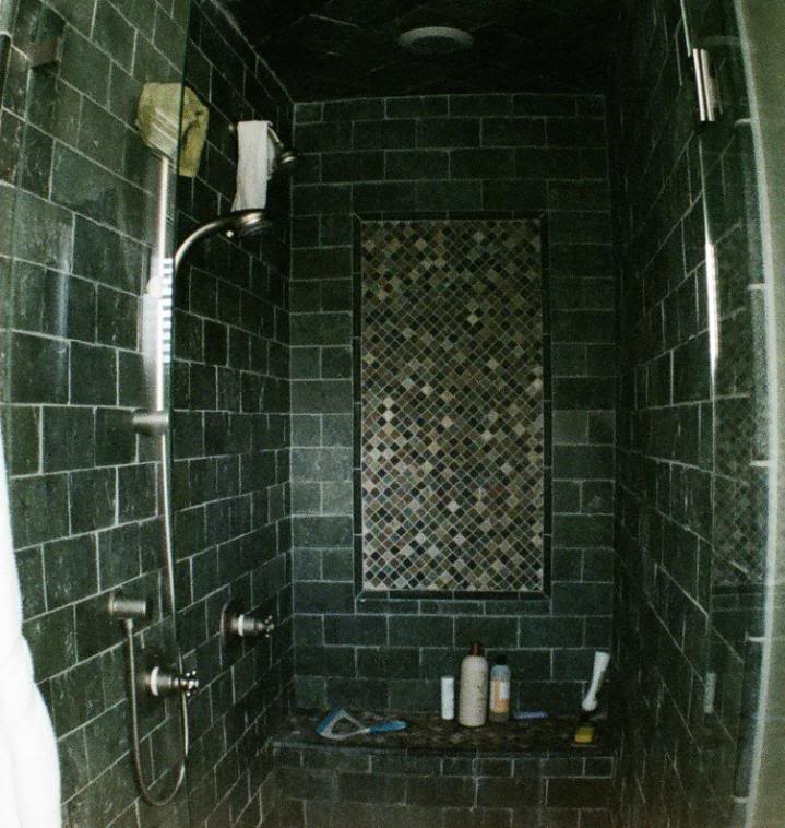 Slate shower